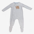 Sleepsuit Grey mummy and baby bear