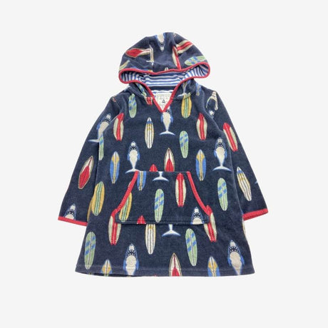 Blue Shark Towelling Coverup