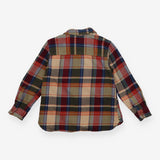 Shirt Long Sleeve Brown, Green and Red Check