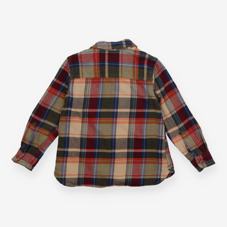 Shirt Long Sleeve Brown, Green and Red Check