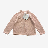 Pink knit cardigan