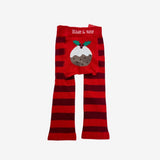 Christmas pudding Knit Leggings