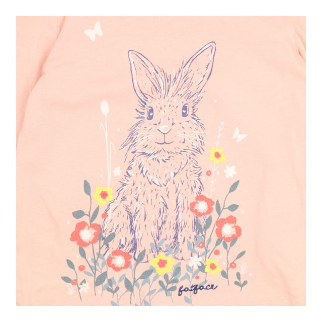T-shirt long sleeve pink rabbit