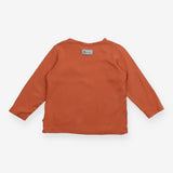 Tee LS orange rocket ships