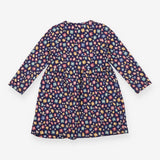 Navy Leopard Print Dress
