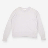 Jumper Grey blue Cashmere Crew Neck Lounge Knit Sw