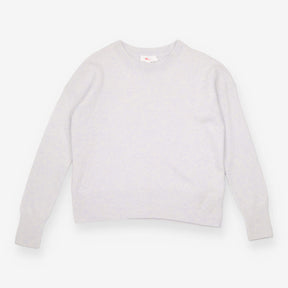 Jumper Grey blue Cashmere Crew Neck Lounge Knit Sw