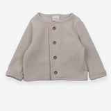 Grey Jersey Cardigan
