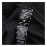 Black V Neck Wrap Front Semi Sheer Lace Long Sleev