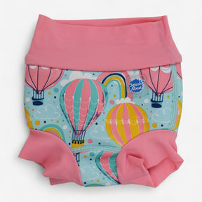 Swim Nappy Pink and Blue Hot Air Balloon