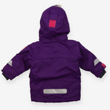 Parker purple fur hood