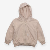 Hoodie Cream with Smiley Face Logo