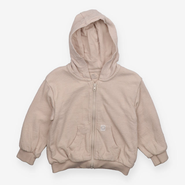 Hoodie Cream with Smiley Face Logo