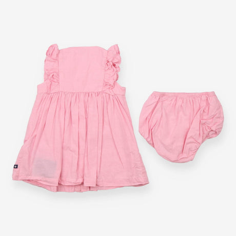 Woven Dress and Bloomers Pink and White Gingham Pr