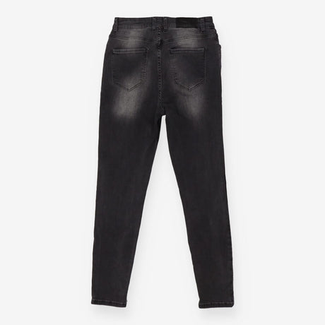 &et charcoal washed slim fit jeans