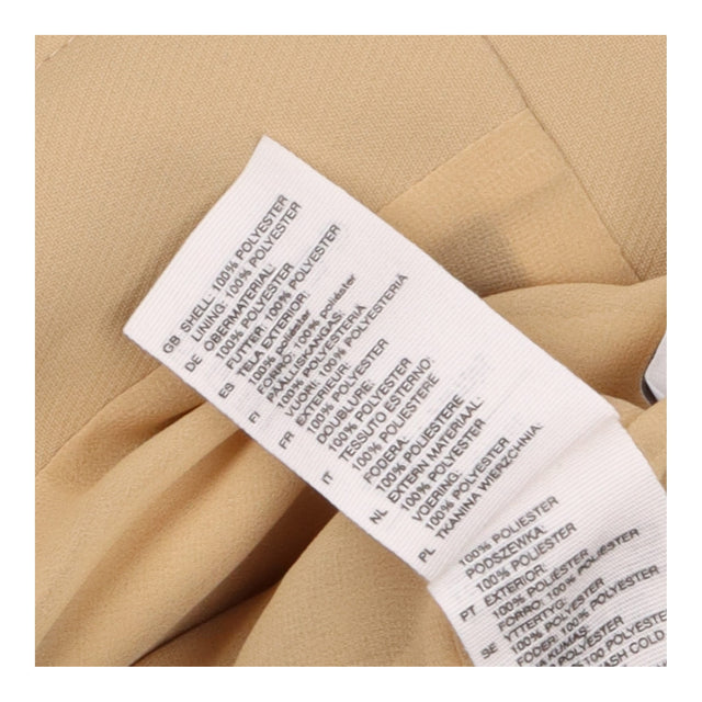 Jacket Light Brown Cropped Western Yoke Zip Up