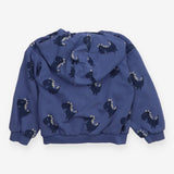 Blue Dinosaur Zip Hoodie