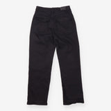 Cargo Jeans Black High Rise Straight Leg