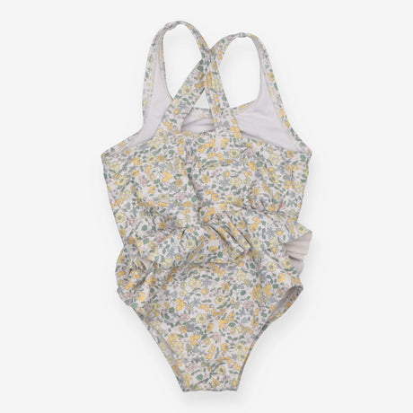 Swimsuit yellow florals