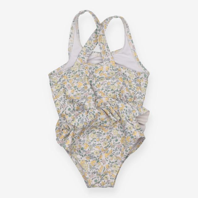 Swimsuit yellow florals