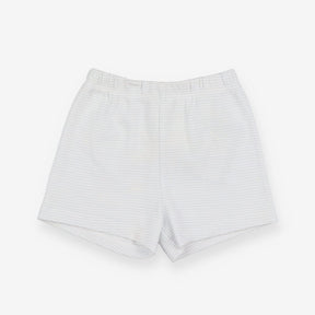 Shorts jersey light blue stripe