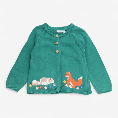Cardigan Green fox and guineapigs 