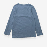 Basics blue marl long sleeve t-shirt