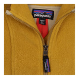 Patagonia Mustard Yellow Half Zip Anorak Fleece Pu