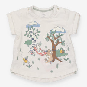 T-Shirt White Bunny in a Hammock