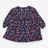 Jersey Dress Navy with Ladybird Pocket Pal
