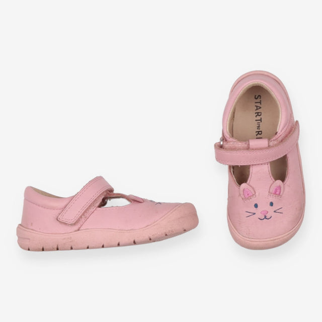 Pink Kitten T-bar Shoes