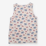 Vest white elephants rainbows