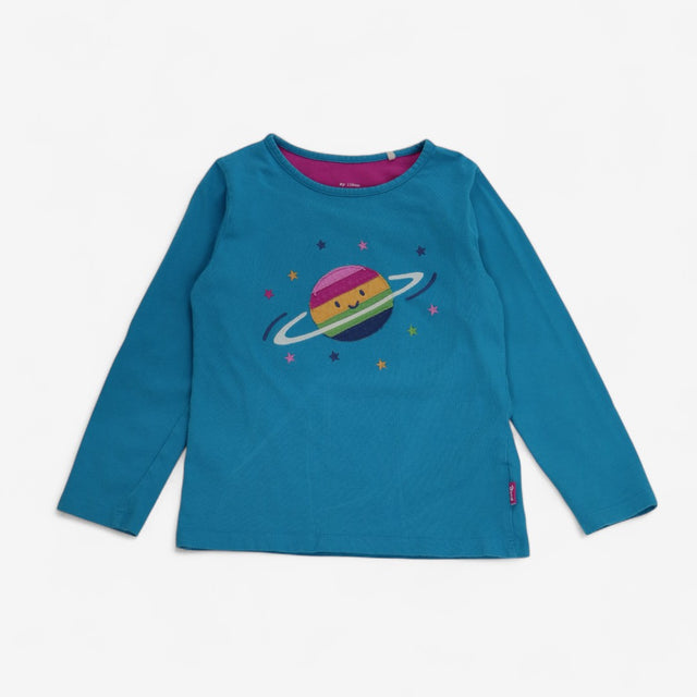 T-Shirt Starburst Blue Long Sleeve