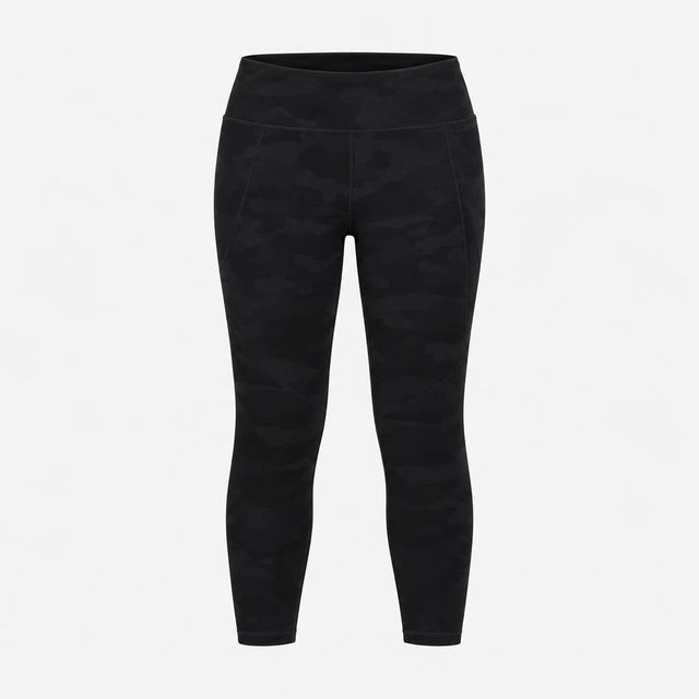 Leggings Power 7/8 Camo Activewear Black