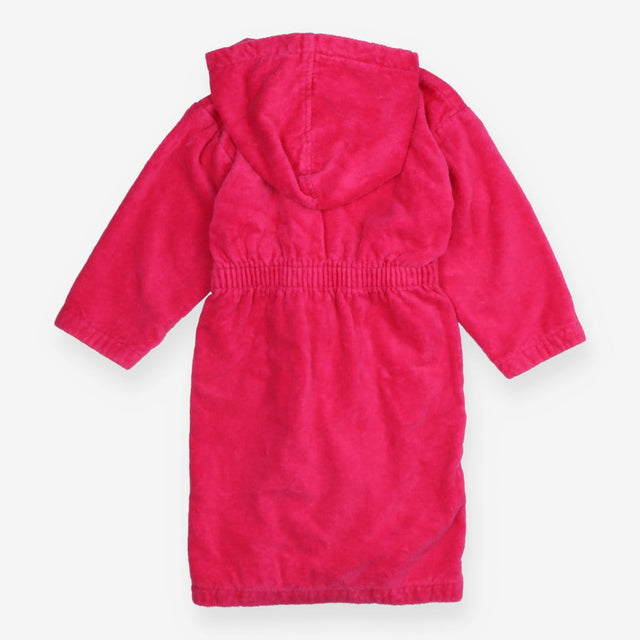 Dressing gown bright pink belt