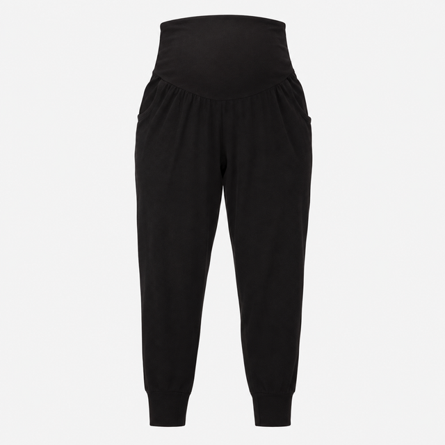 Black Over Bump Stretch Maternity