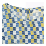 Top Readymoney Blue Yellow Printed Cotton Viscose 