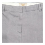Modern Rarity Grey Linen Wide Leg Tailored