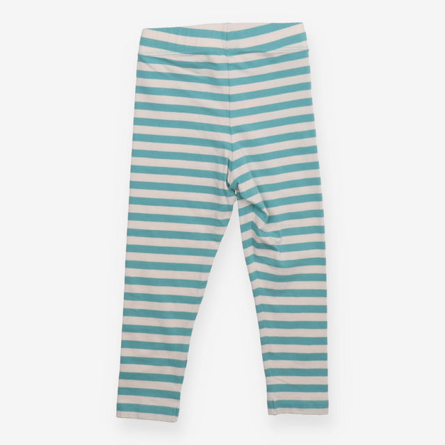 Leggings stripe blue and white