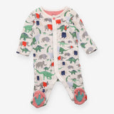 Sleepsuit cream dinos in sweaters