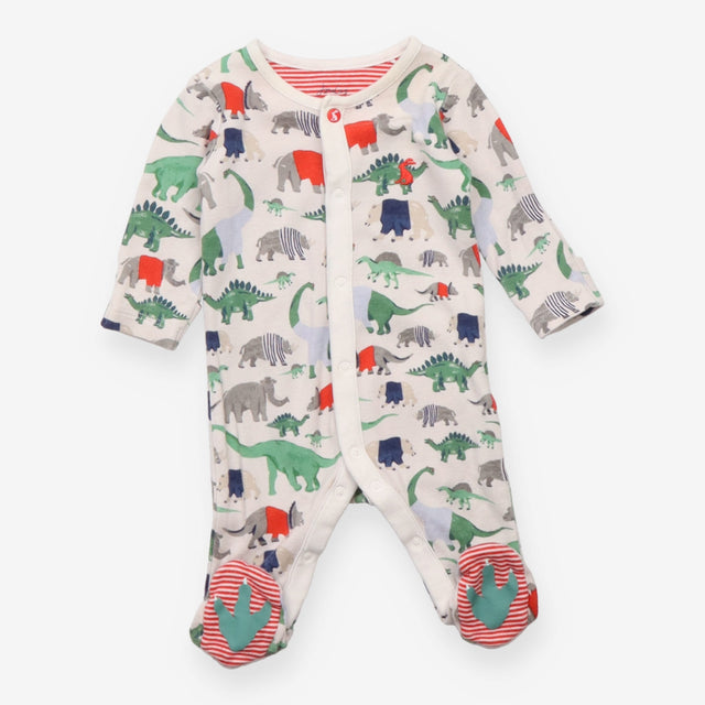 Sleepsuit cream dinos in sweaters