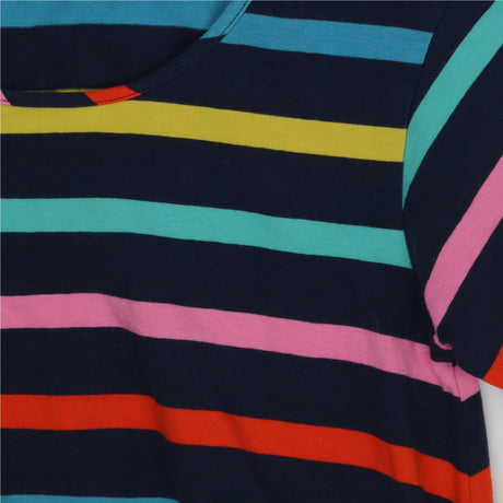 Rainbow stripe Rico maternity and nursing dress 