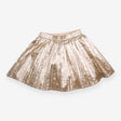 Skirt gold pleated