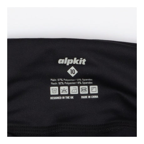 Alpkit Koulin Trail Running Leggings Black Mesh Zi