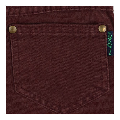 Brown straight leg jeans