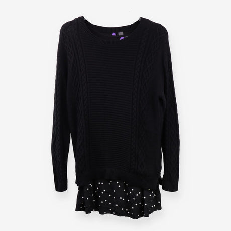 2 in 1 Black Polka Dot Maternity Nursing Dress
