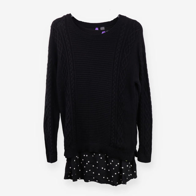 2 in 1 Black Polka Dot Maternity Nursing Dress