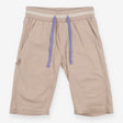Shorts Painter Beige with purple Drawstring