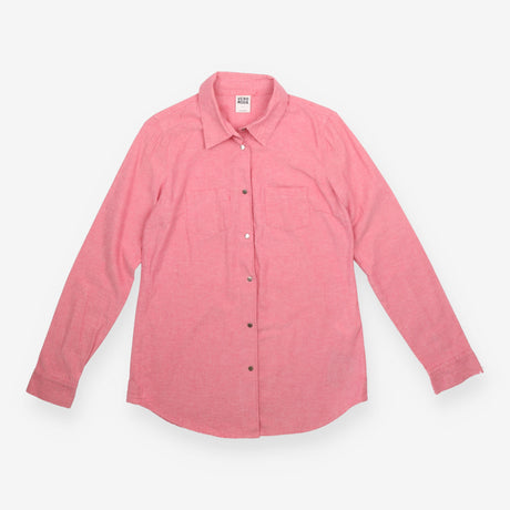 Shirt Pink Long Sleeve Press Stud