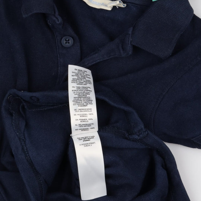 Bodysuit navy polo shirt